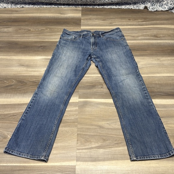 Buffalo David Bitton Slim Straight Stretch Jeans - Blue size 34 - Picture 2 of 7